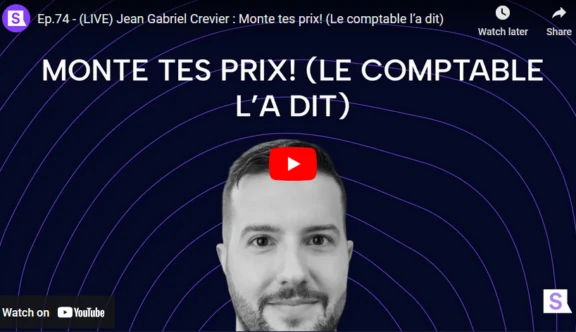 Entrevue avec Jean Gabriel – Monte tes prix!